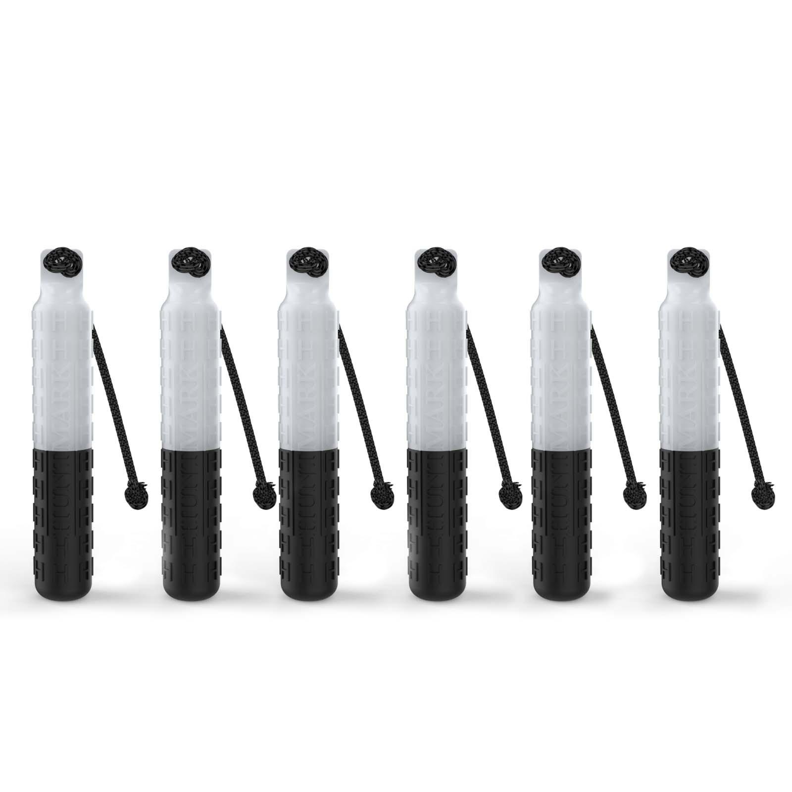 6 Pack Black White