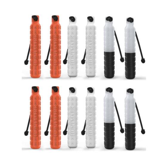 standard hunting dog training bumpers 12-pack - Orange White White|Black