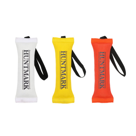 Firehose Puppy Training Dummy White Yellow Orange