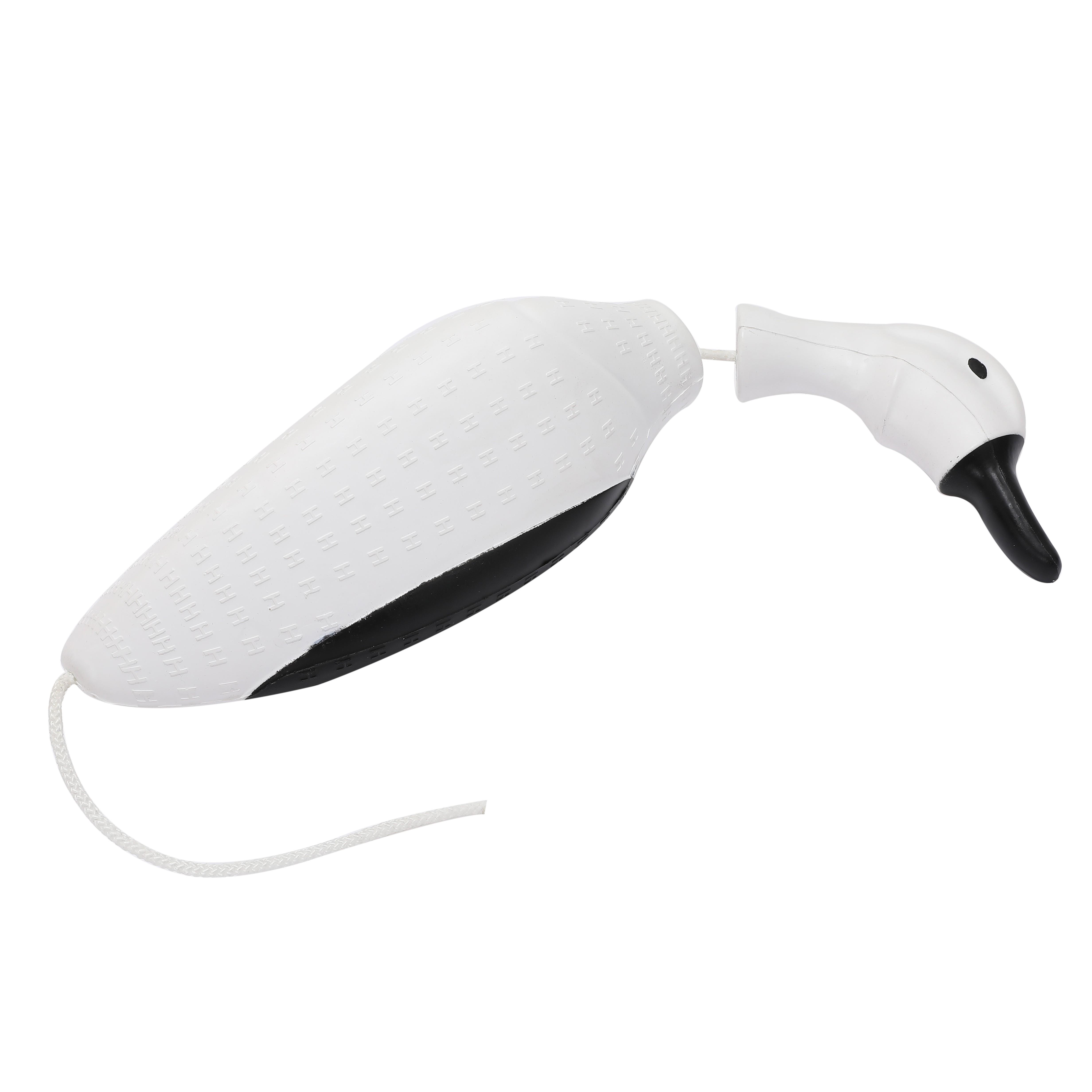 Waterfowl Retriever Training Dummy Black White Bottom