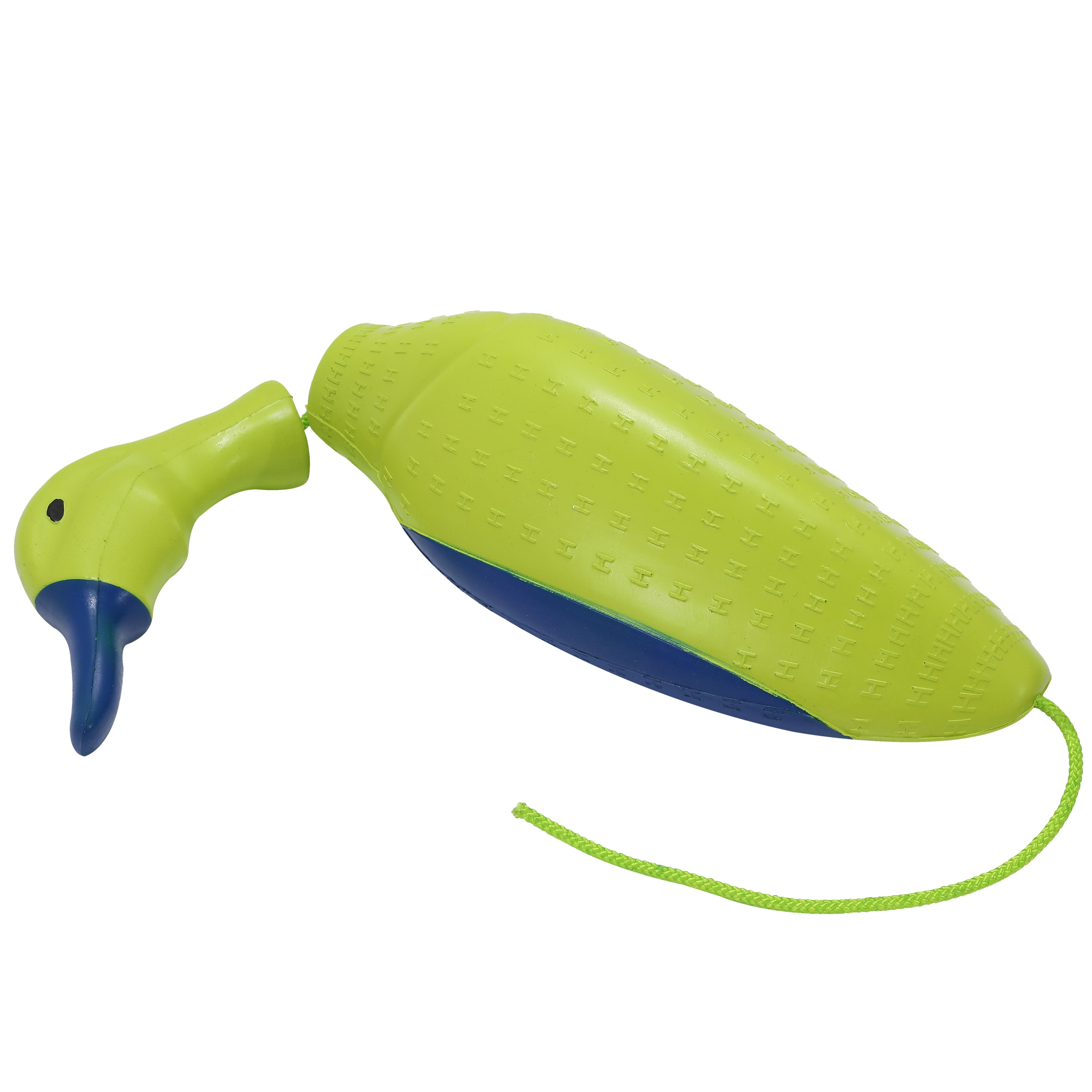 Waterfowl Retriever Training Dummy Blue Yellow Bottom